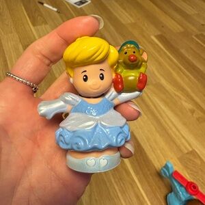 Little People rare Disney Princess Cinderella with Gus Gus Mouse Fisher-Price